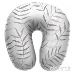 Travel Pillow Grey Tropical Memory Foam U Neck Pillow for Lightweight Support in Airplane Car Train Bus - B07V5Z3PPX